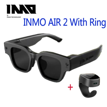 INMO Air2 Vezeték nélküli AR Okos Szemüveg Támogatás Képernyőn Érintse meg a Gyűrűt hangvezérlés HD Nézet Valós idejű Fordítás Videó
