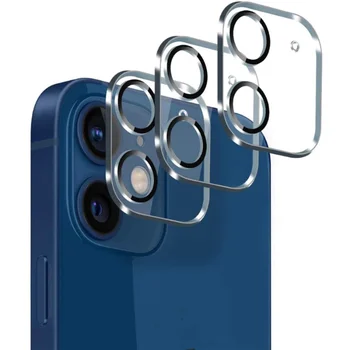 Kamera Védő iPhone 11 12 13 14 Pro Max X XR XS MAX Objektív Üveg kijelző Védő fólia iPhone 7 8Plus